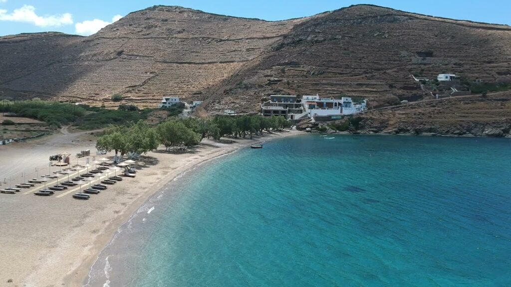 Apokrousi beach in Kythnos Greece
