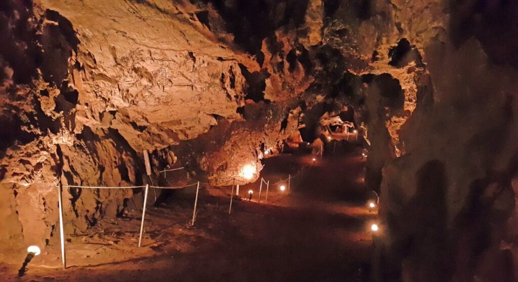 The Katafyki cave in Kythnos Greece