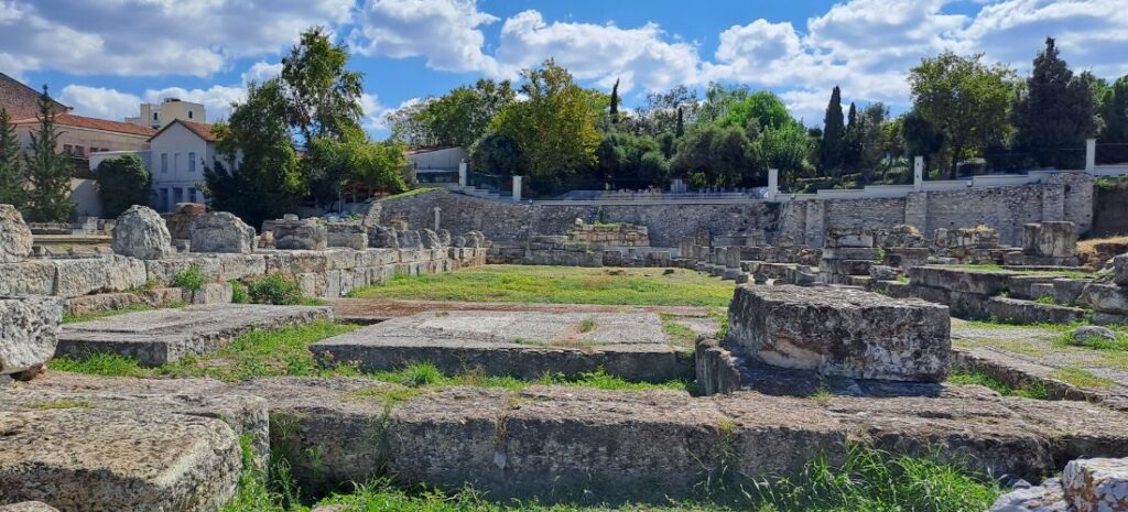 Kerameikos Archaeological site ruins