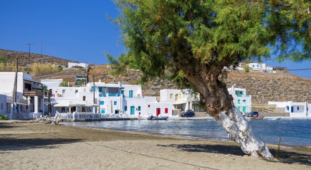 A pictureseque beach in Kythnos Greece