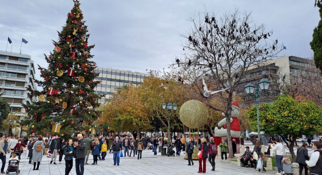 Syntagma Square, Christmas in Athens