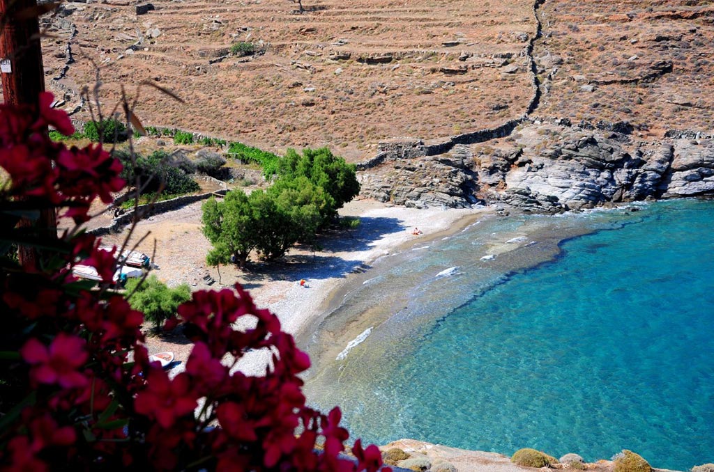 Antonides beach in Kythnos Greece