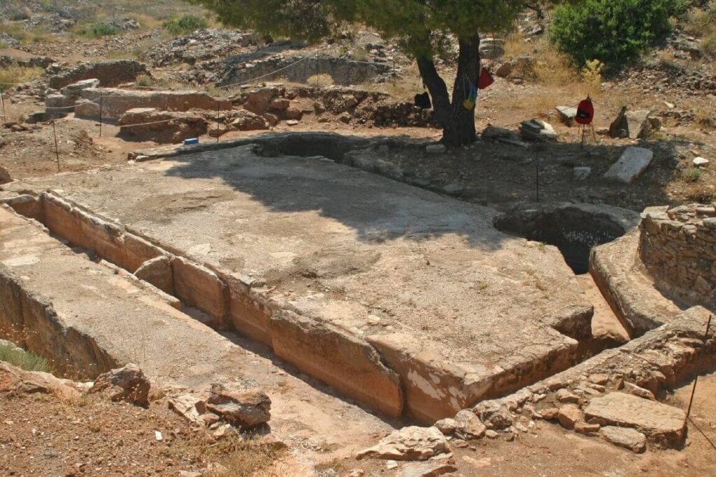 Ore Washing structure in Lavrio Port, Athens