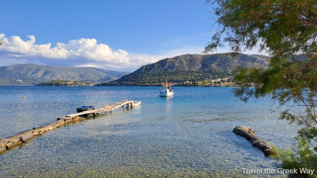 Ancient Port of Kechries in Corinth. 