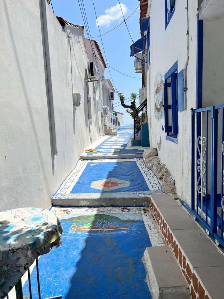 Things to Do in Samos Greece Blue Street in Pythagorion 