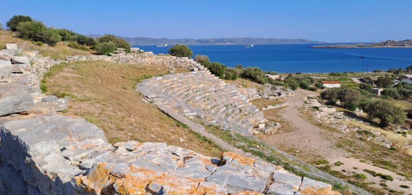 The Ancient Theater of Thorikos in Lavrio Athens