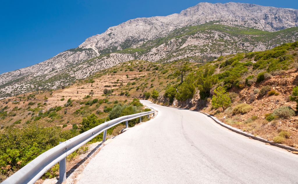 Things to Do in Samos Greece,  a road