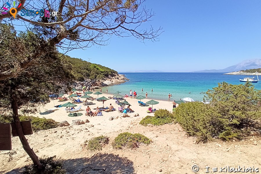 Things to Do in Samos Greece,  Psalida beach in Samiopoula island