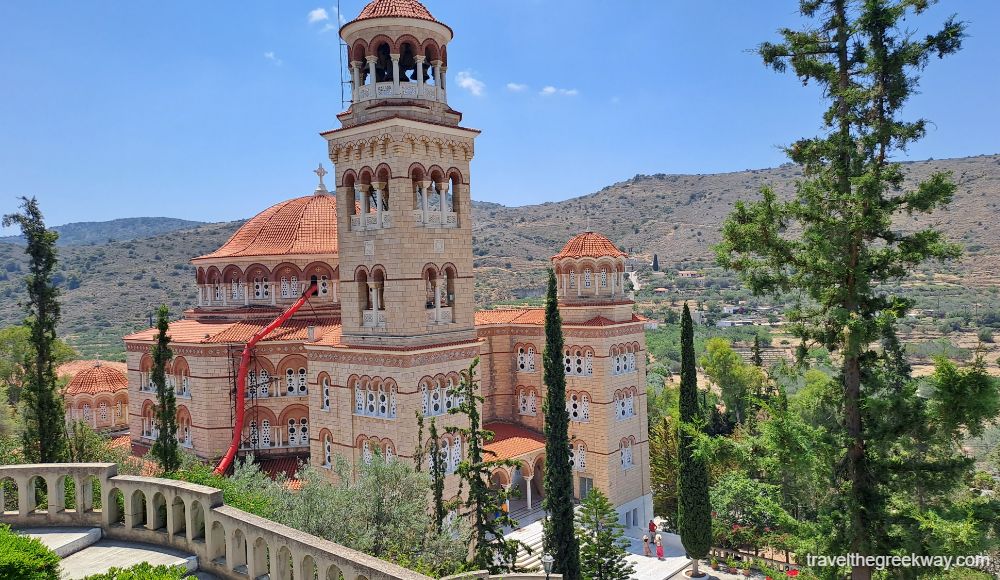 The monastery of Agios Nektarios in Aegina.